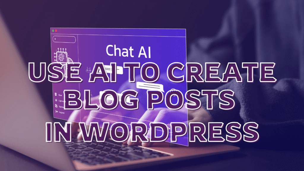 AI Blog writing using AI Engine